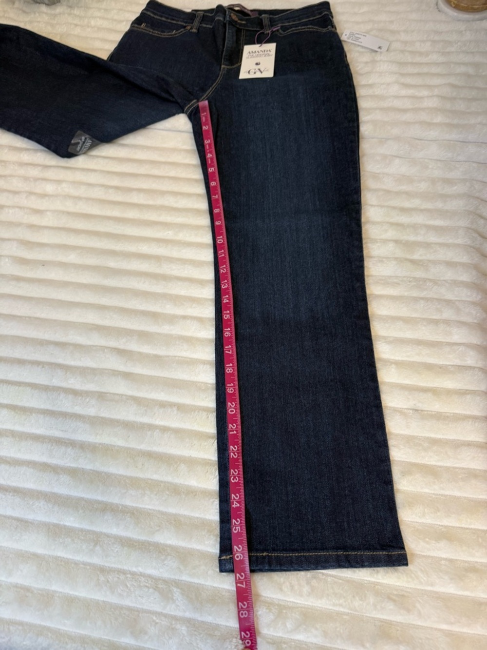 Gloria Vanderbilt Amanda slimming jeans size 8P Short - Picture 3 of 12